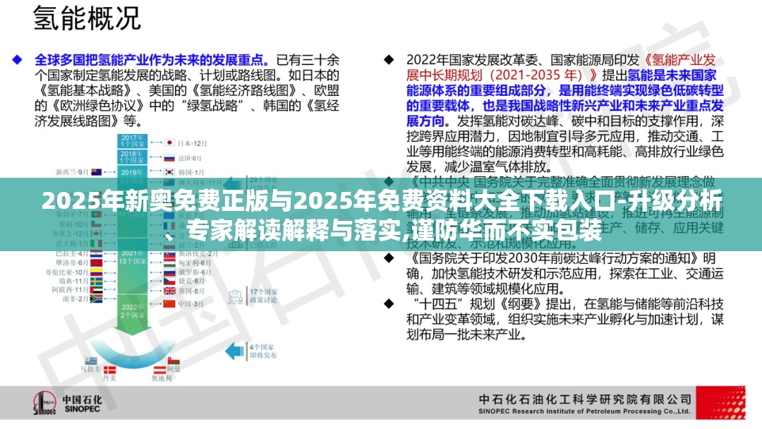 2025年新奥免费正版与2025年免费资料大全下载入口-升级分析、专家解读解释与落实,谨防华而不实包装