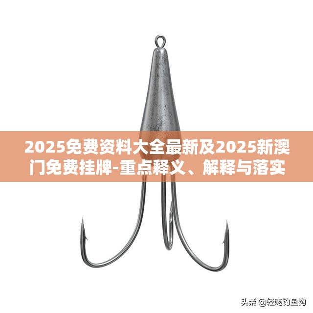 2025免费资料大全最新及2025新澳门免费挂牌-重点释义、解释与落实,警惕不实的钓鱼钩