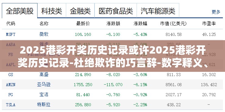2025港彩开奖历史记录或许2025港彩开奖历史记录-杜绝欺诈的巧言辞-数字释义、专家解析解释与落实